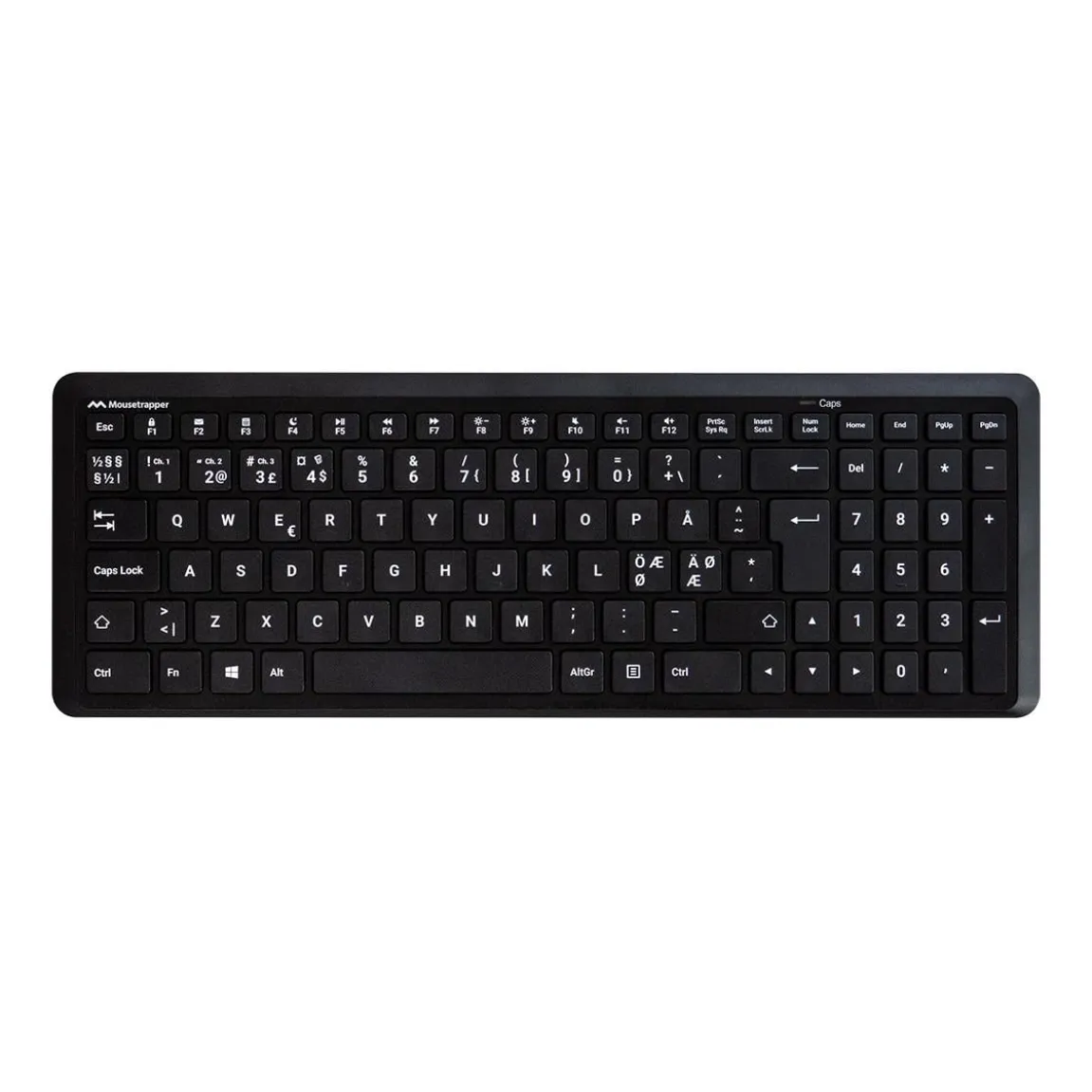 Tangentbord Mousetrapper Type Midi Trådlös