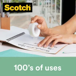 Tejphållare Scotch C38 Inkl 3st Magic 810 Svart 33m