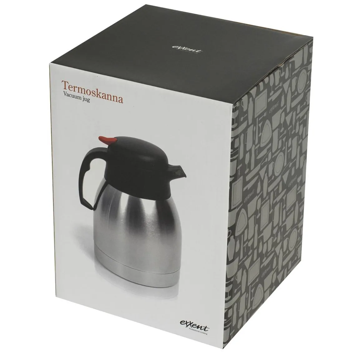 Termoskanna Exxent Rostfri insats 1,5L