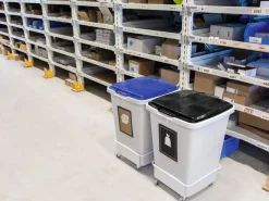 Återvinningskärl Durable Durabin 90 Eco Grå 90L