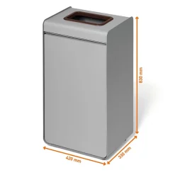 Återvinningskärl Durable Durasort Grå/Brun 55L