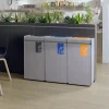Återvinningskärl Durable Durasort Restavfall Grå/Antracitgrå 55L