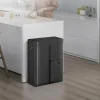 Återvinningskärl EKO Recycle Mirage Plus Sensor Svart 30+15+15L