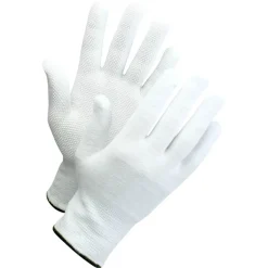 Textilhandske Worksafe L71-720 Med Noppor Vit 6/7