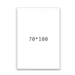 Textkartong Vit 70x100cm 270g