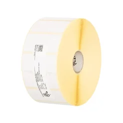 Thermoetikett Zebra 57x32mm Ø25,4 Belagd 2100/rl 12rl/Krt