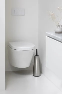 Toalettborste Brabantia ReNew Med Hållare Mattborstat Stål