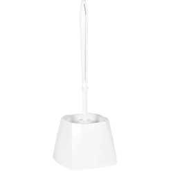 Toalettborste Vikan Med Hållare Vit 40cm