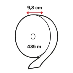 Toalettpapper Katrin Gigant M 1-lg Vit 435m