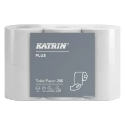 Toalettpapper Katrin 250 2-lg Vit 36,8m