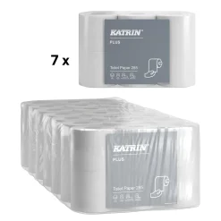 Toalettpapper Katrin Plus 285 Soft 3-lg Vit 35,6m