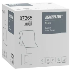 Toalettpapper Katrin System Plus 2-lg Vit 85,5m