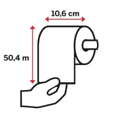 Toalettpapper Katrin Toalett 360 Plus 2-lg Vit 50m