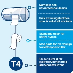 Toalettpapper Tork T4 Advanced 2-lg Natur 35m
