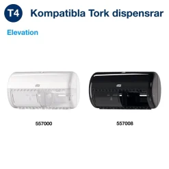 Toalettpapper Tork T4 Advanced 2-lg Vit 31,4m