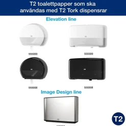 Toalettpapper Tork T2 Mini Universal 1-lg Natur 240m
