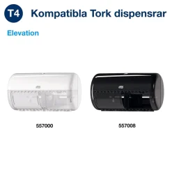 Toalettpapper Tork T4 Premium E-soft 3-lg Vit 19m