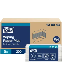 Torkpapper Tork W4 Plus Vit 32,4x38,5cm