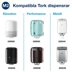 Torkrulle Tork M2 Advanced 1-lag Vit 245mm x 250m