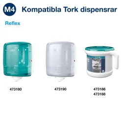 Torkrulle Tork M4 Reflex Advanced 1-lag Vit 198mmx300m