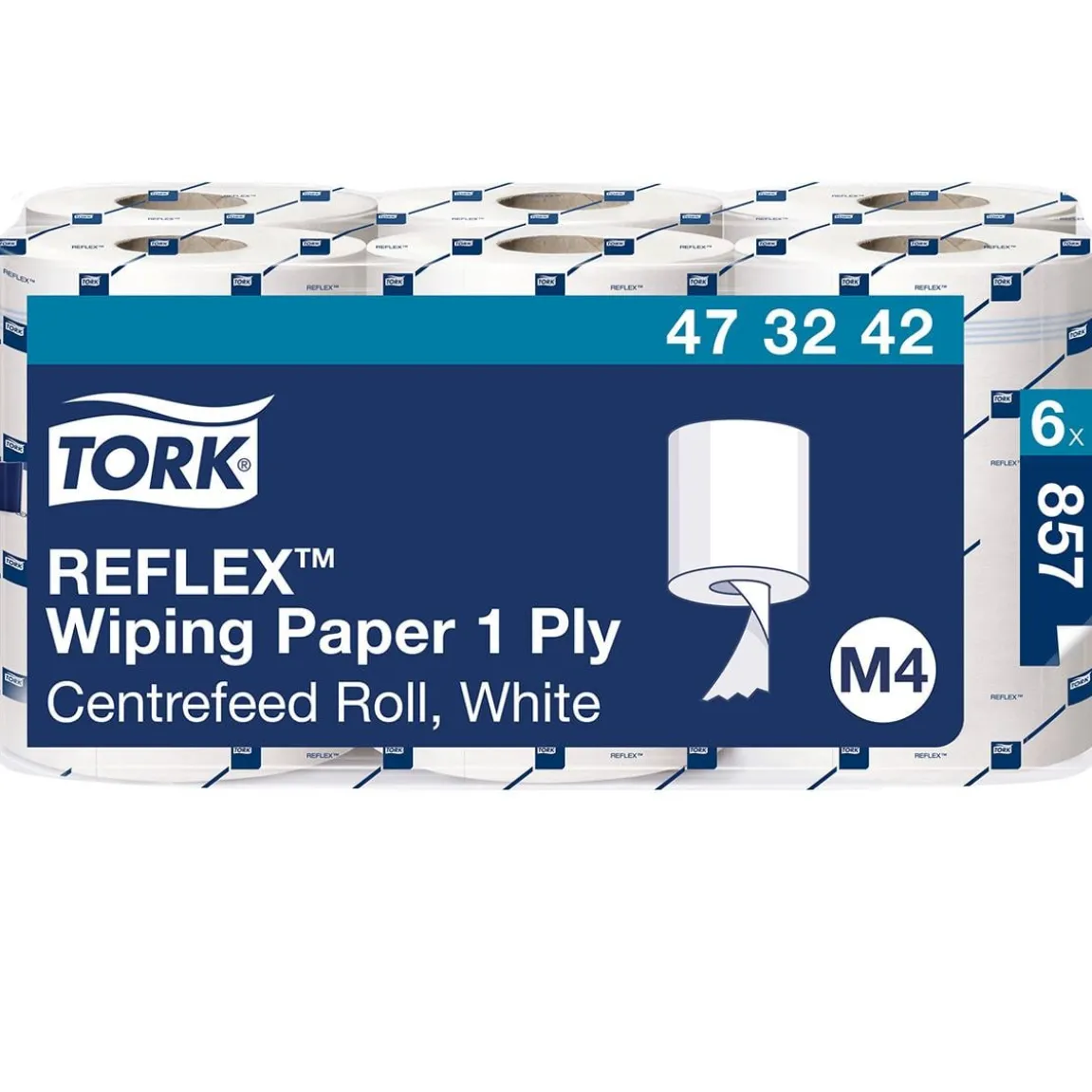 Torkrulle Tork M4 Reflex Advanced 1-lag Vit 198mmx300m