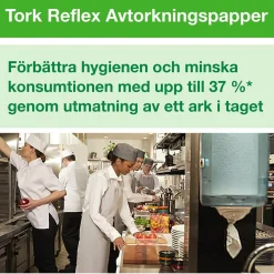 Torkrulle Tork M4 Reflex Advanced 1-lag Vit 198mmx300m