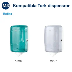 Torkrulle Tork M3 Reflex Advance 1-lag Vit 198mmx120m
