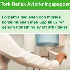 Torkrulle Tork M3 Reflex Advance 1-lag Vit 198mmx120m