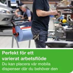 Torkrullställ Tork W1 Golv Med Hjul Röd/Svart