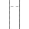 Transportetikett Termo Kärna 76mm 105x251mm