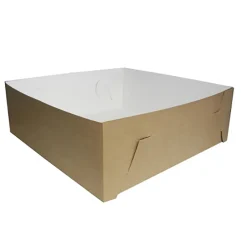 Tårtbotten brun/vit 320x320x120 mm