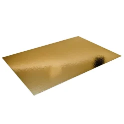 Tårtbricka Rekt. Guld/Silver 300x500mm