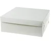 Tårtkartong botten vit 32x32x12cm
