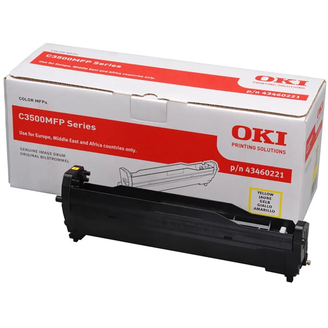 Trumma OKI 15000 Sidor 43460221 Gul