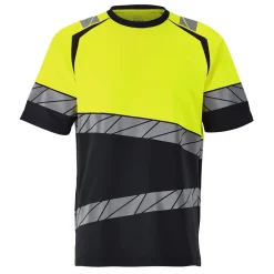 T-shirt Mascot 25082-771 Marin/Varselgul 2XL