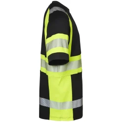 T-shirt Top Swede 600 Svart/Varselgul XS