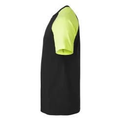 T-shirt Top Swede 225 Svart/Varselgul XS