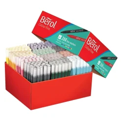 Tuschpenna Berol Broad Mixade Färger