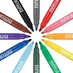 Tuschpenna Berol Broad Mixade Färger