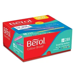 Tuschpenna Berol Broad Mixade Färger