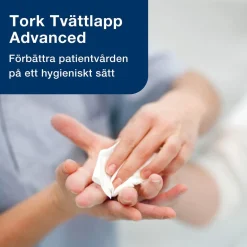 Tvättlapp Tork Advanced 6-lag Vit 25x19cm