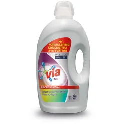 Tvättmedel Via Flytande Color Parfymerad 4,32L