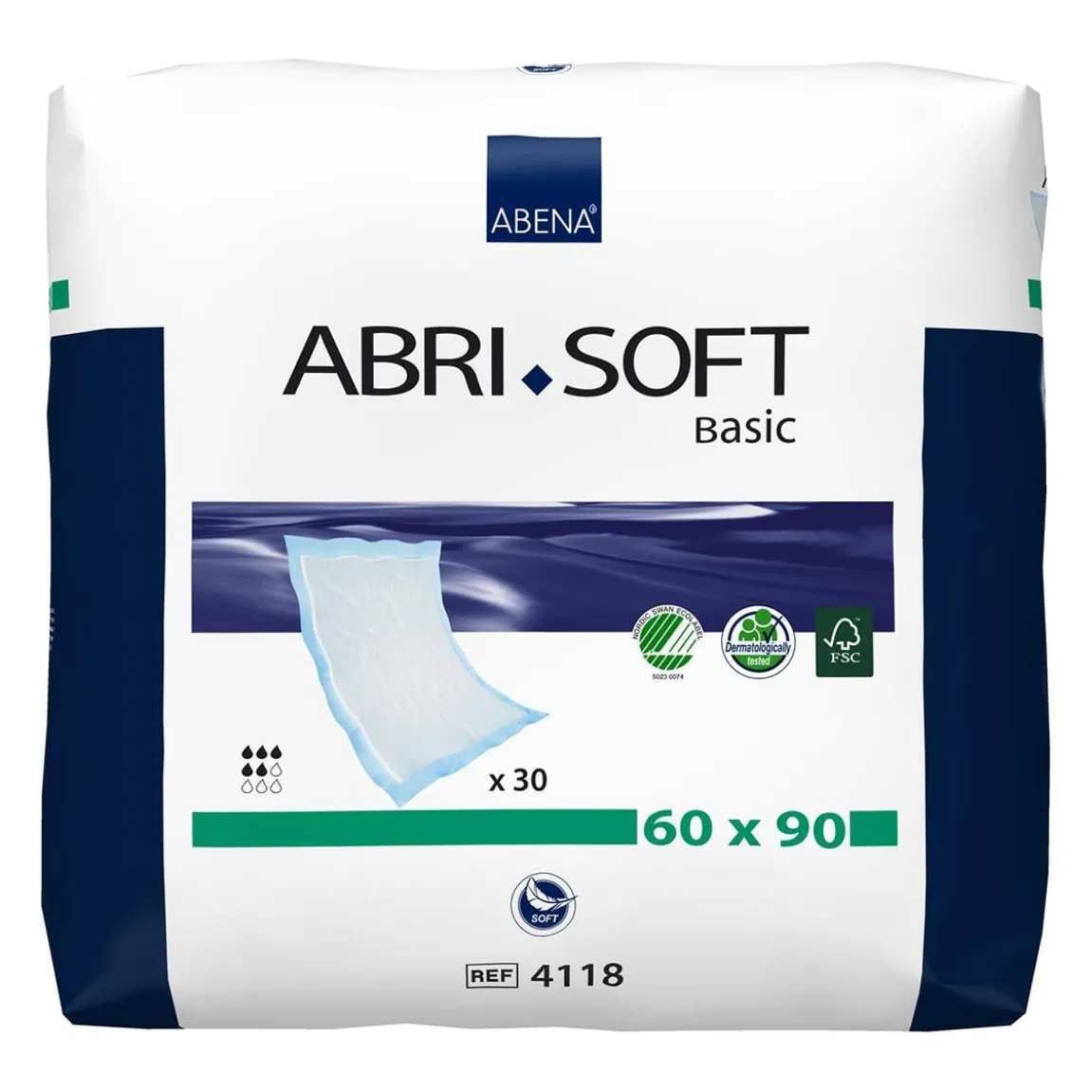 Underlägg Abena Abri-Soft Basic m fluff 60x90cm