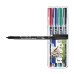 Universalpenna Staedtler Lumocolor 317 Permanent Svart 1mm