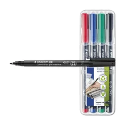 Universalpenna Staedtler Lumocolor 318 Permanent Svart 0,6mm