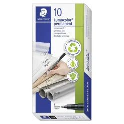 Universalpenna Staedtler Lumocolor 318 Permanent Svart 0,6mm