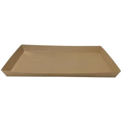 Uppläggningsfat Kartong Brun 41x26x3,5cm