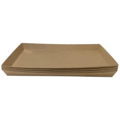 Uppläggningsfat Kartong Brun 41x26x3,5cm