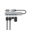 USB-Hub Hama USB-A 3.2 4st Portar Gbit/s USB-C-Adapter