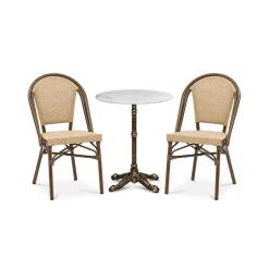 Utestol Menton Textline Brun /Natur